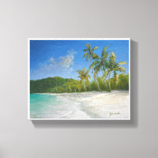 Toile Peinture marine des Caraïbes Imprimer - Magens Bay
