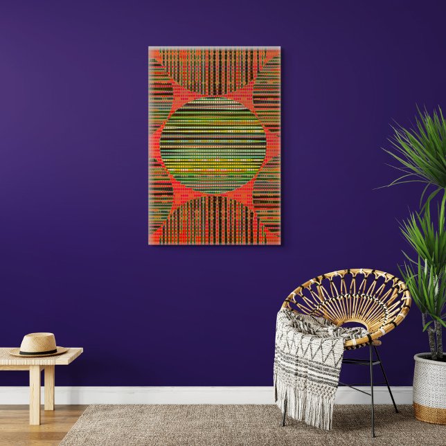 Toile Peinture murale abstraite géométrique et colorée (Créateur téléchargé)