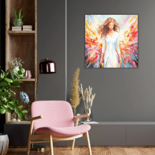 Toile Peinture murale Art Abstrait brillant Angel