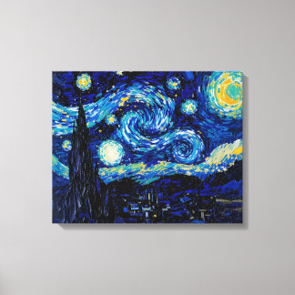 Toile Peinture murale Starry Night Sky Premium enveloppé