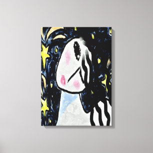 Toile Peinture numérique Abstraite étoile