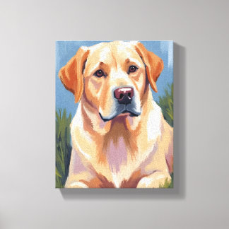 Toile Peinture pour animaux de compagnie de chiens de la
