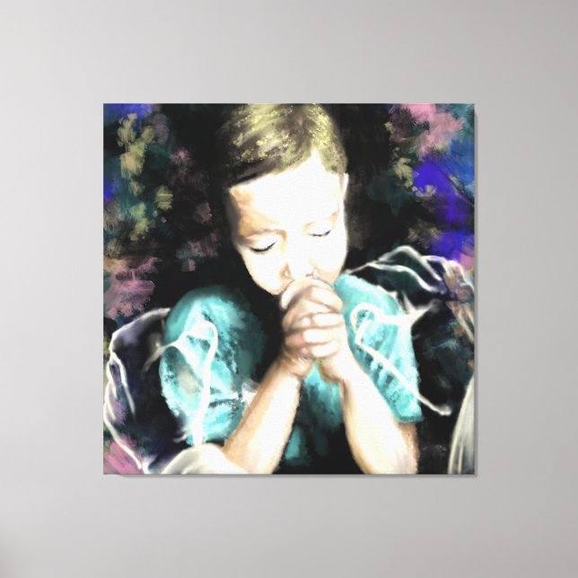 Toile Peinture Prière pour la Paix Imprimer - Espoir - P (Recto)