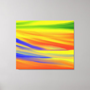 TOILE PEINTURE SKY COLORÉ ARTISANAT EN PEINTURE