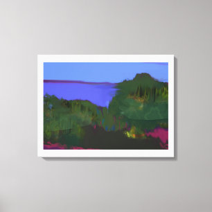 Toile Peinture sur le littoral