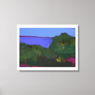 Toile Peinture sur le littoral