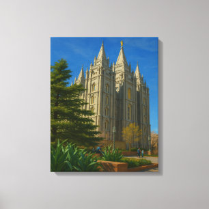 Toile Peinture Temple Salt Lake #1™ LDS Canvas Wall Art