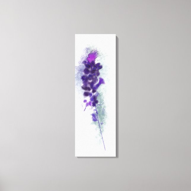 Toile Peinture violette Violet Lavander (Recto)
