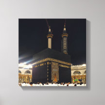 Pèlerins du Hadj à Fajr, Kaaba, La Mecque, Arabie 