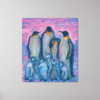 Penguins empereurs, Oiseaux de l'Antarctique Paren