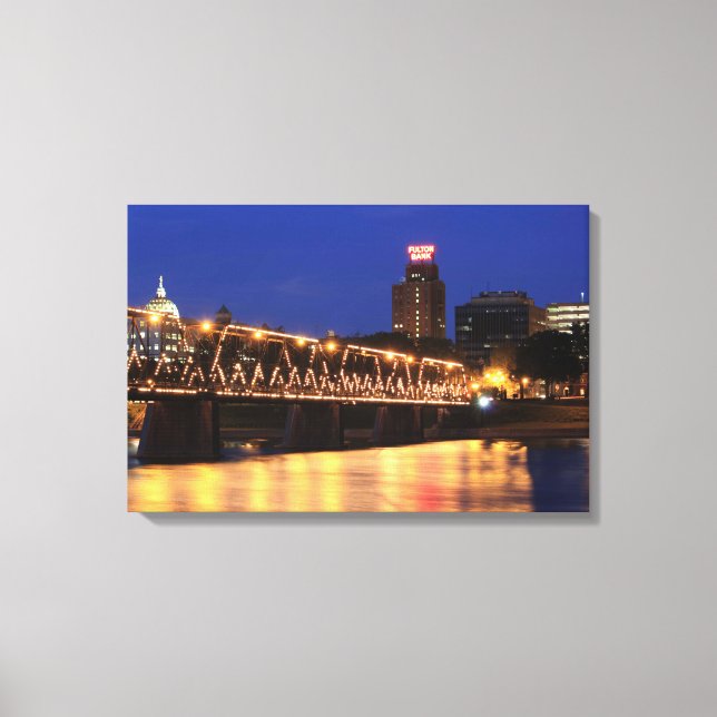 Toile Pennsylvania State Walnut Street Bridge (Recto)