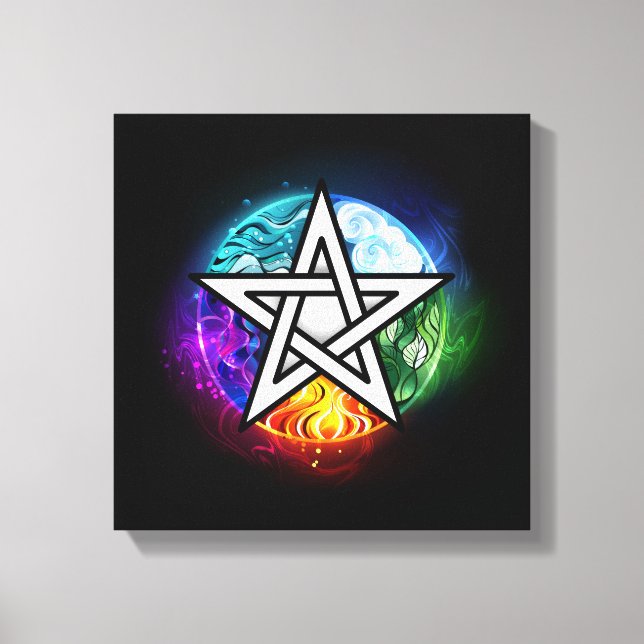 Toile pentagramme du Wiccan (Recto)