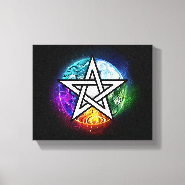 Toile pentagramme du Wiccan (Recto)