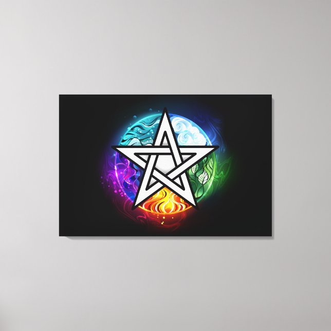 Toile pentagramme du Wiccan (Recto)