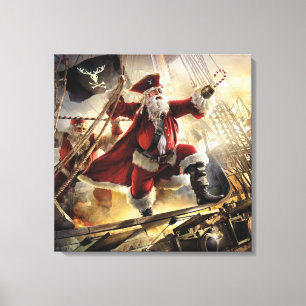 Toile Père Noël Est Un Pirate