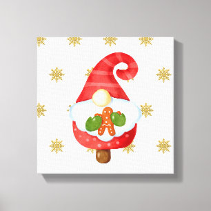 Toile Père Noël Gnome