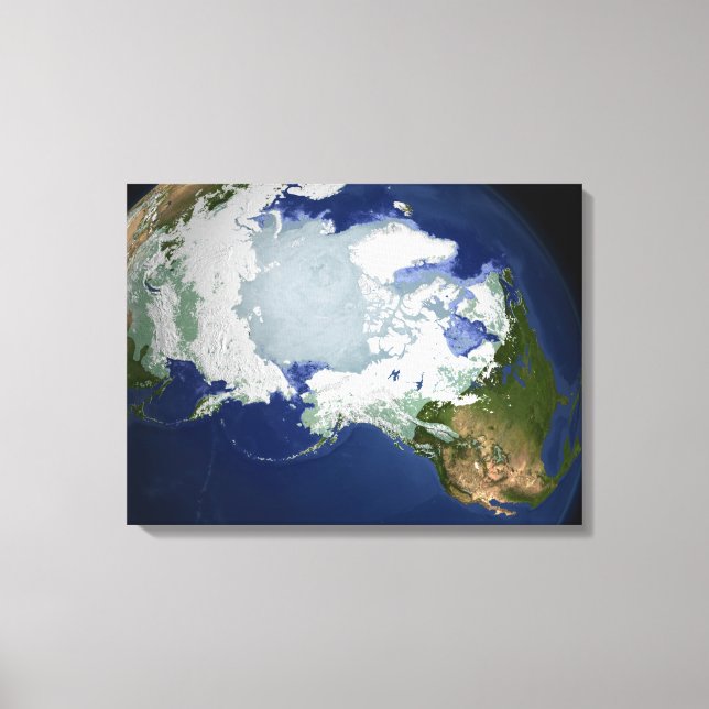 Toile Pergélisol circum-arctique (Recto)