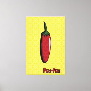 Toile Peri-Peri Chili Pepper Canvas