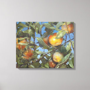 Toile Persimmon Fruit Tree Belle oeuvre originale