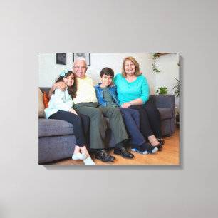 Toile Personnalisé Créer une photo de famille personnali
