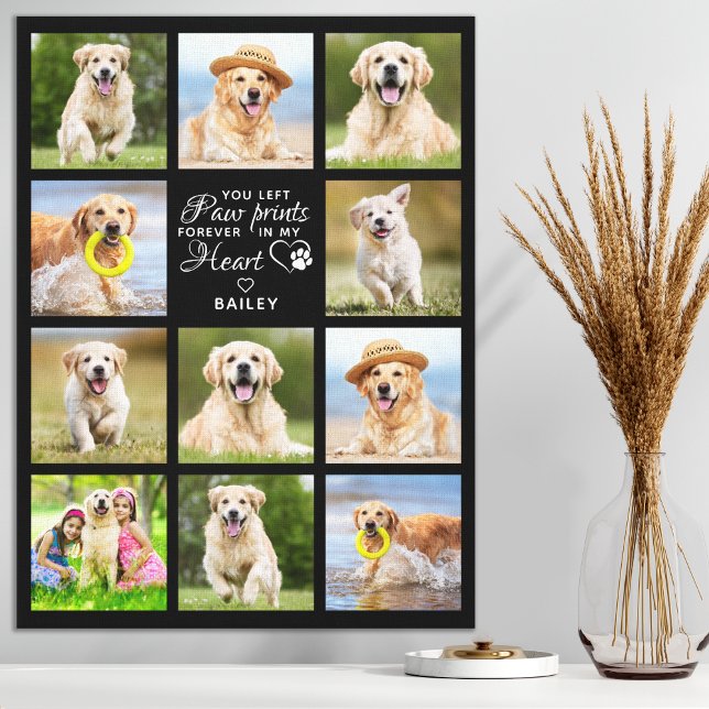 Toile Personnalisé Pet Mémorial cadeau Animaux de compag (Créateur téléchargé)