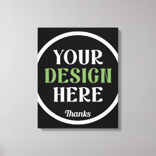 Toile personnalisé, unique, élégant et minimaliste kiss 