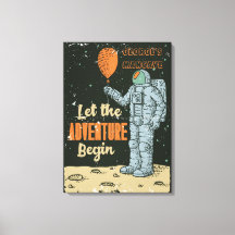 Personnaliser Astronaute Laissez L'aventure Commen
