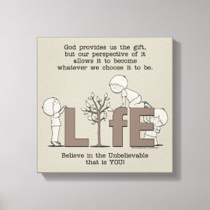 Toile Perspective de la vie