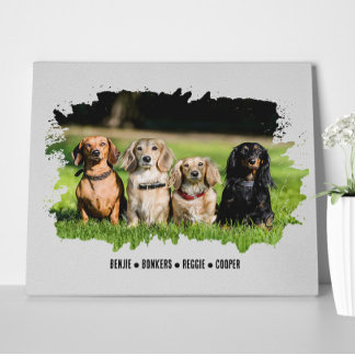 Toile Pet Lover Mama Chien Chat Parent Nom photo
