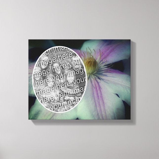 Toile Pétales De Fleurs Clematis Créez Votre Propre Phot (Recto)