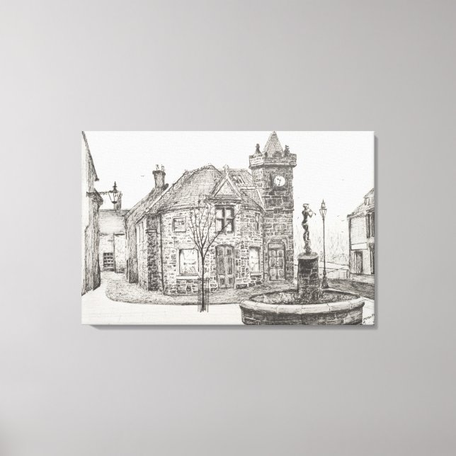 Toile Peter Pan Statue Kirriemuir Écosse 2007 (Recto)