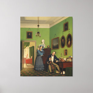 Toile Petersen Family Balance by Wilhelm Ferdinand Bendz
