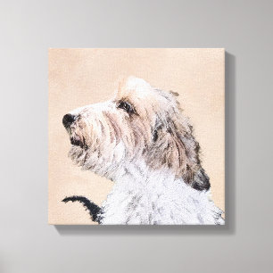 Toile Petit Basset Griffon Vendéen Peinture - Chien Art
