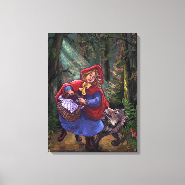 Toile Petit Chaperon Rouge (Recto)