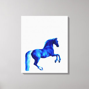 Toile Petit-fils de Godolphin Arabian Blu Canvas Imprime