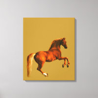 Petit-fils de Godolphin Arabian Canvas Imprimer