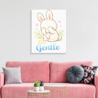 Toile petit lapin