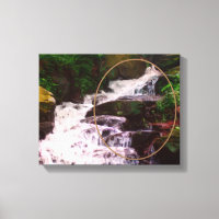 Petite Cascade Woodland Peinture Ajouter Votre Pho