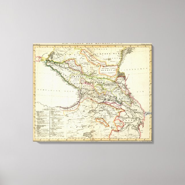 Toile peuples du Caucase (Recto)