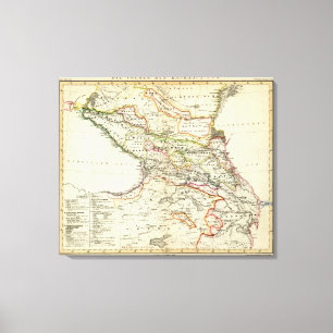 Toile peuples du Caucase