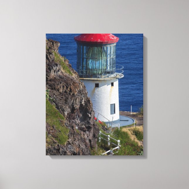 Toile Phare côtier, Hawaï (Recto)