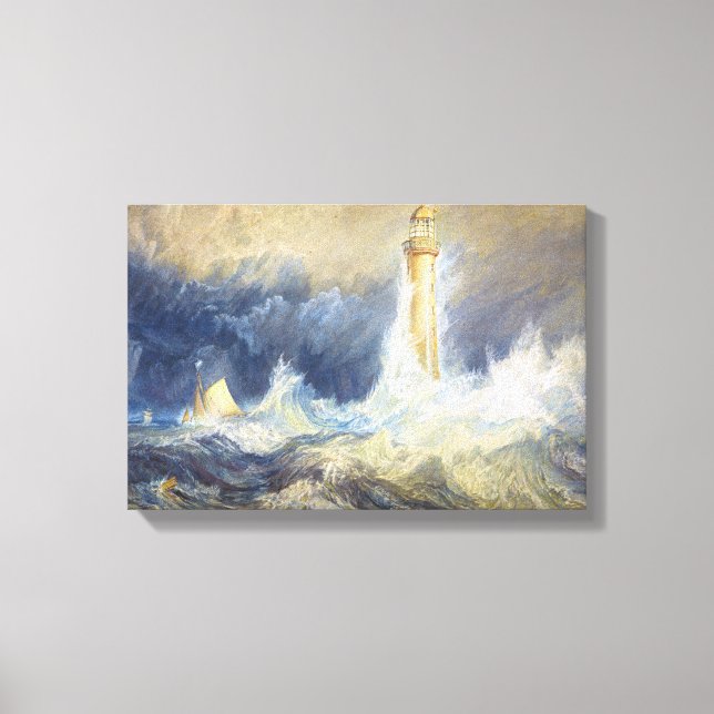 Toile Phare de Bell Rock Joseph Mallord William Turner (Recto)