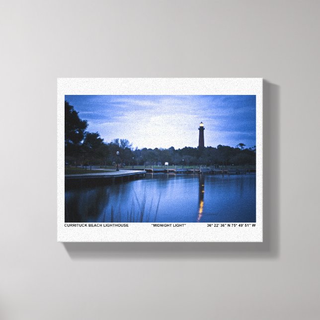 Toile Phare de Currituck. (Recto)