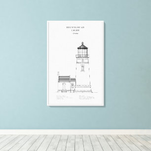 Toile Phare de Heceta Head - Oregon - BD