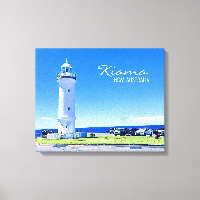 Toile Phare de Kiama NSW Australie (Recto)