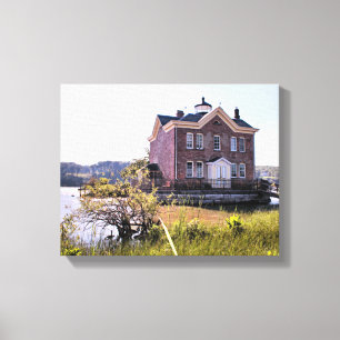 Toile Phare de Saugerties, Hudson River New York