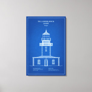 Toile Phare de Tillamook Rock - Oregon – AD