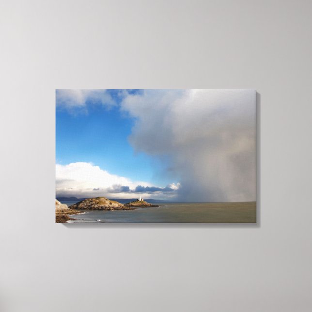 Toile Phare et orage (Recto)