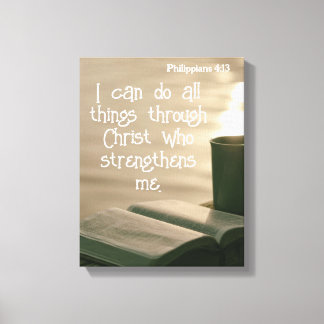 Toile Phil 4 : 13 | Citations bibliques motivationnelles