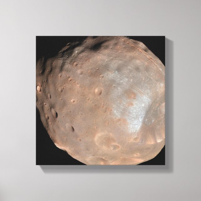Toile Phobos de la lune de Mars (Recto)